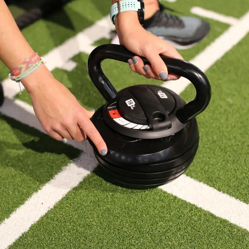 KETTLEBELL SOFTEE REGULABLE HASTA 18KG 4/5