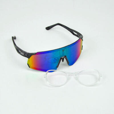PACK DI OCCHIALI DA SOLE SPORTIVI MOS EYEWEAR MENORCA GREY + CLIP OTTICO