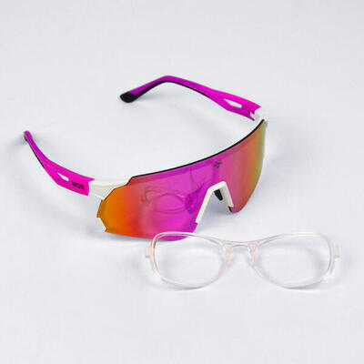 PACK DI OCCHIALI DA SOLE SPORTIVI MOS EYEWEAR MENORCA PINK + CLIP OTTICO