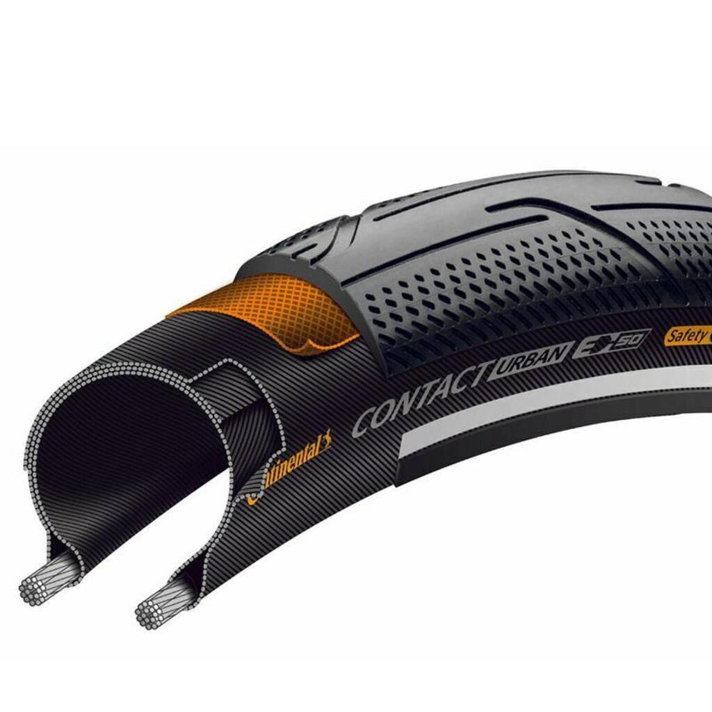 Continental Contact Urban 26'' Tubetype Rigid Pure Grip E-50 Safety Pro Reflex T