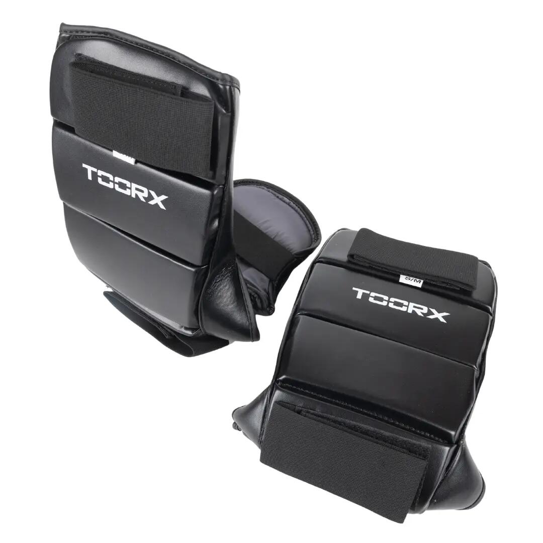 Protège-tibia en PU - avec protège-pieds - Taille L/XL 6/6