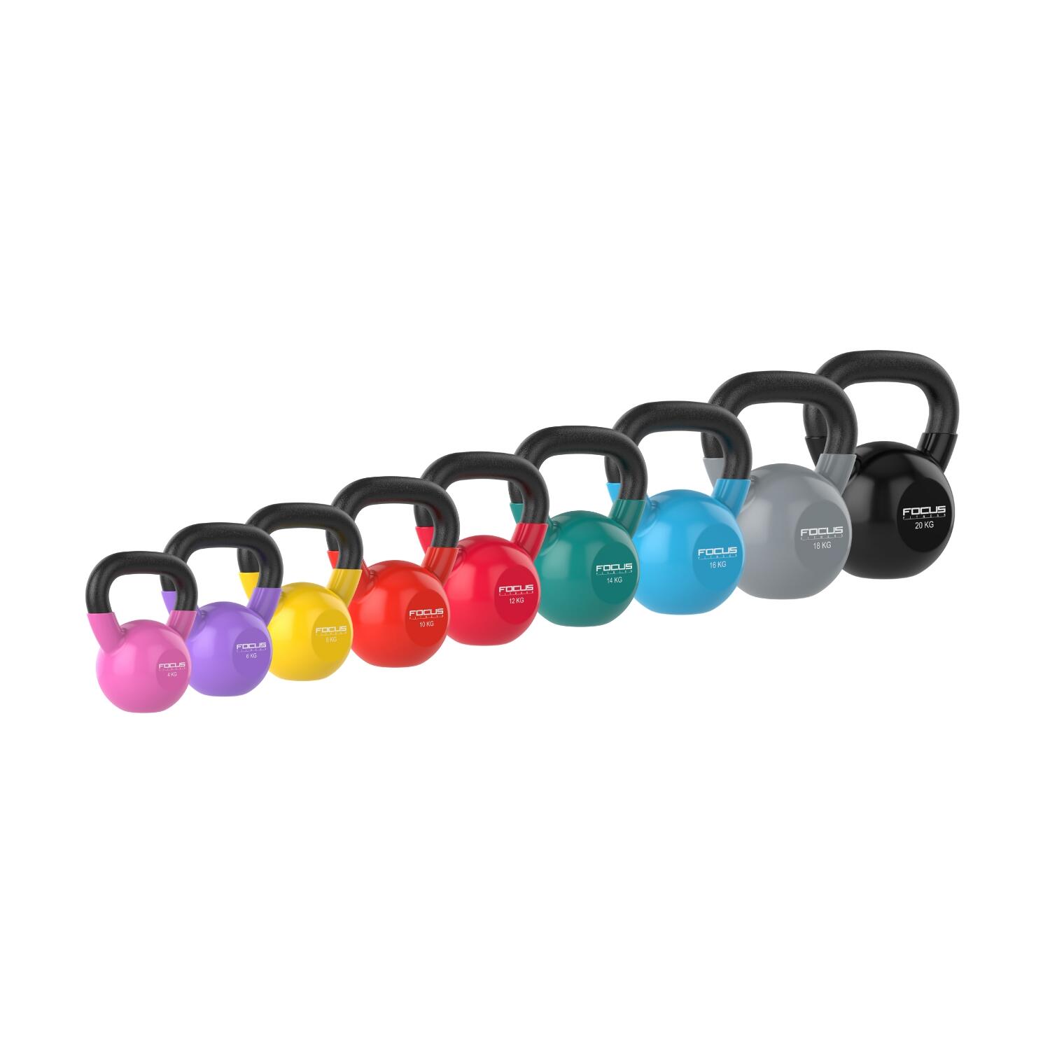 Toorx Kettlebell In Vinile Da 8 Kg – Colore Arancione, Rivestimento Resistente Per Fitness E Allenamento Funzionale - 3