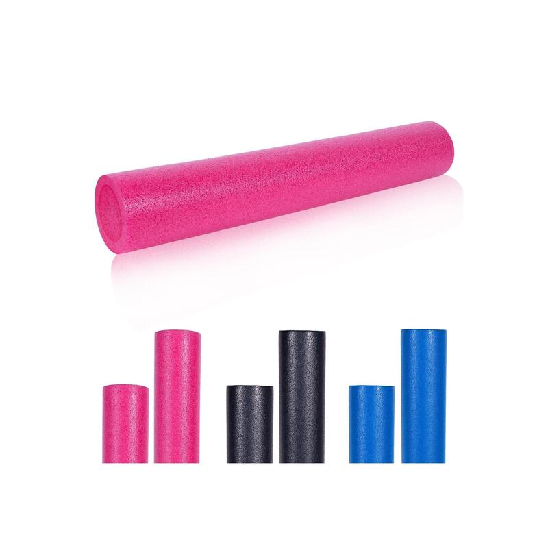 Pilates Rol - Fascia Rol - Foam Roller - 90 x 15 cm - Roze