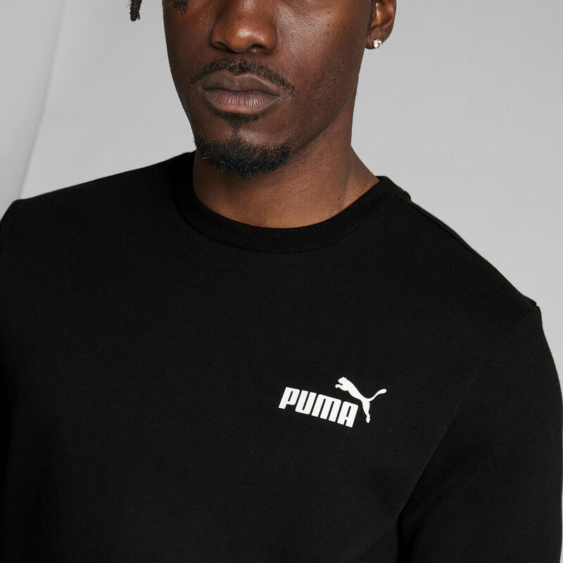 Pánská mikina Essentials Small Logo Crew Neck PUMA Black
