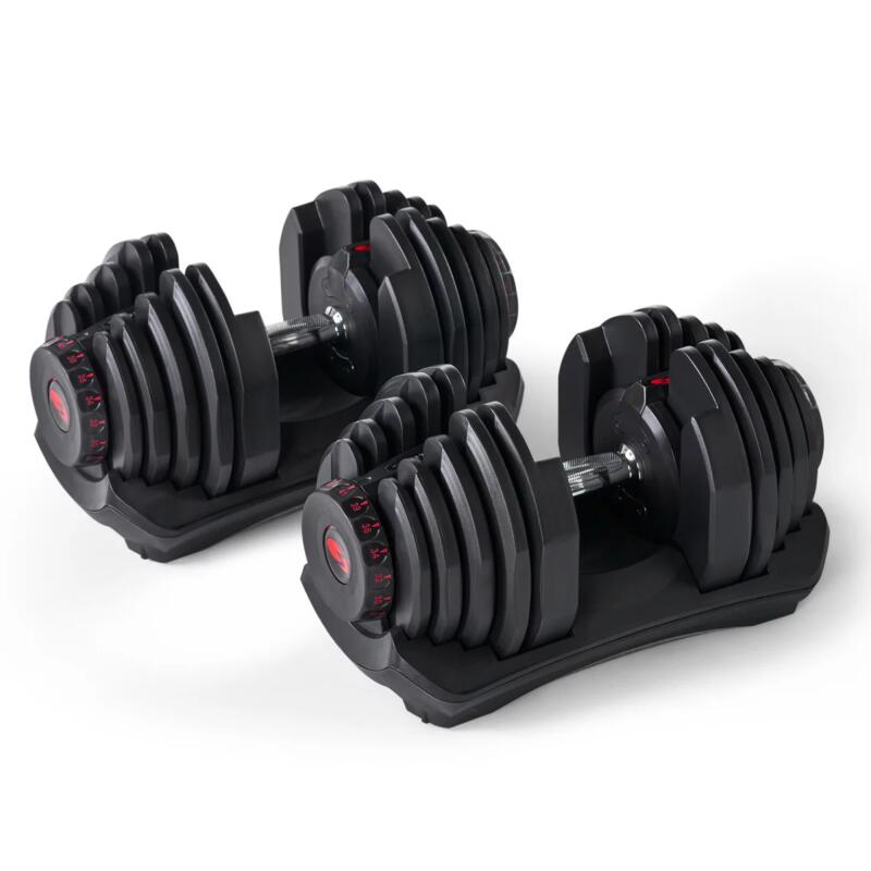 Bowflex - Bowflex - Selecttech 1090i - Paires D'Haltères Musculation Réglable 4 À 41 Kg - Haltère - Noir - 40 G - Decathlon