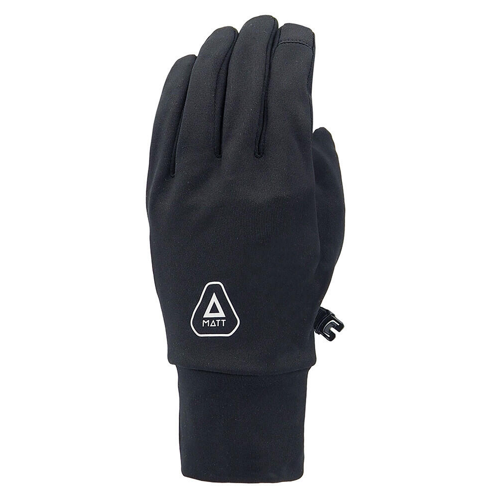 Guante de poliéster Inner Adulto Negro 2/3