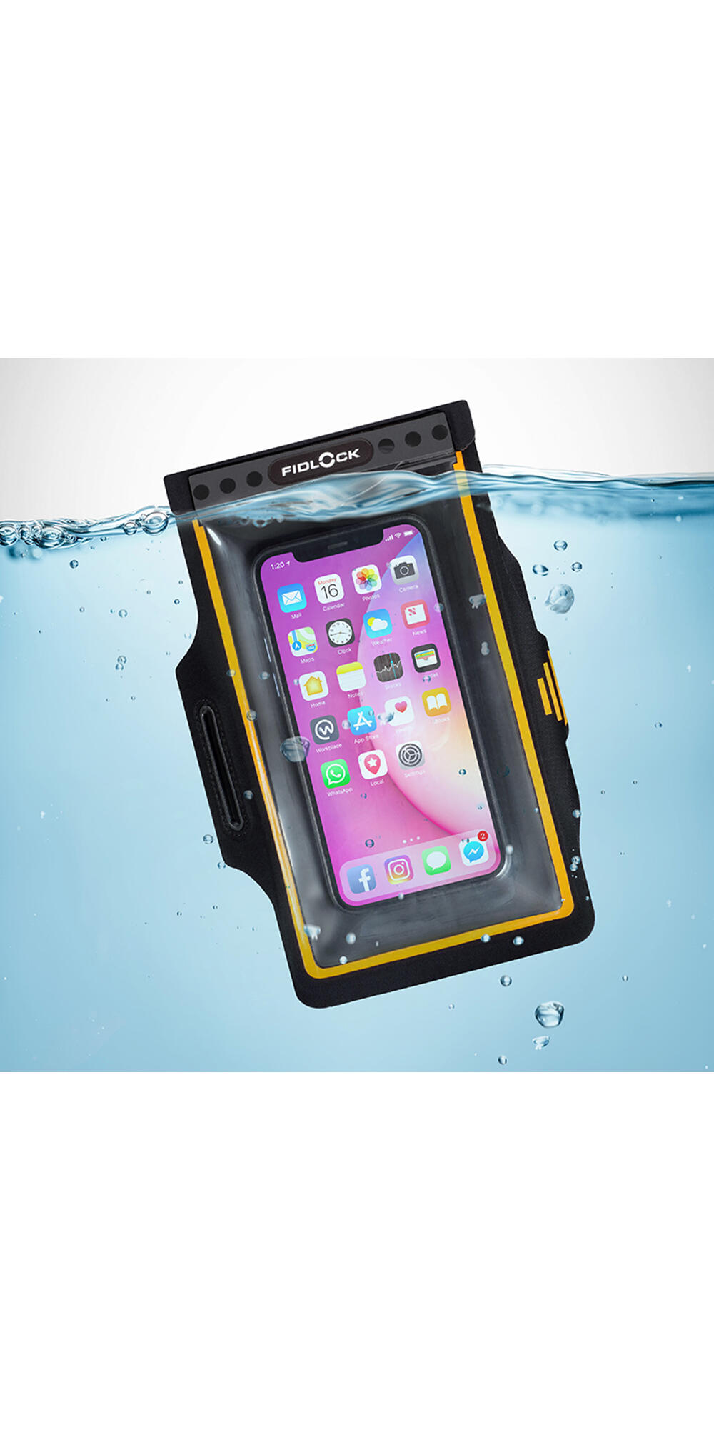 2024 Magnetic Armband Dry Bag - Transparent / Black 4/7