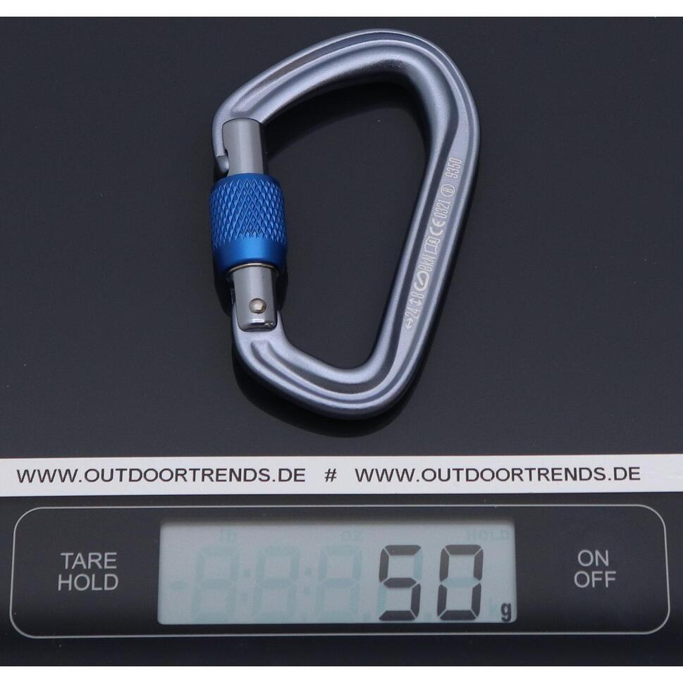 Karabinki wspinaczkowe zakręcane zestaw 3 szt. Black Diamond HOTFORGE SCREWGATE