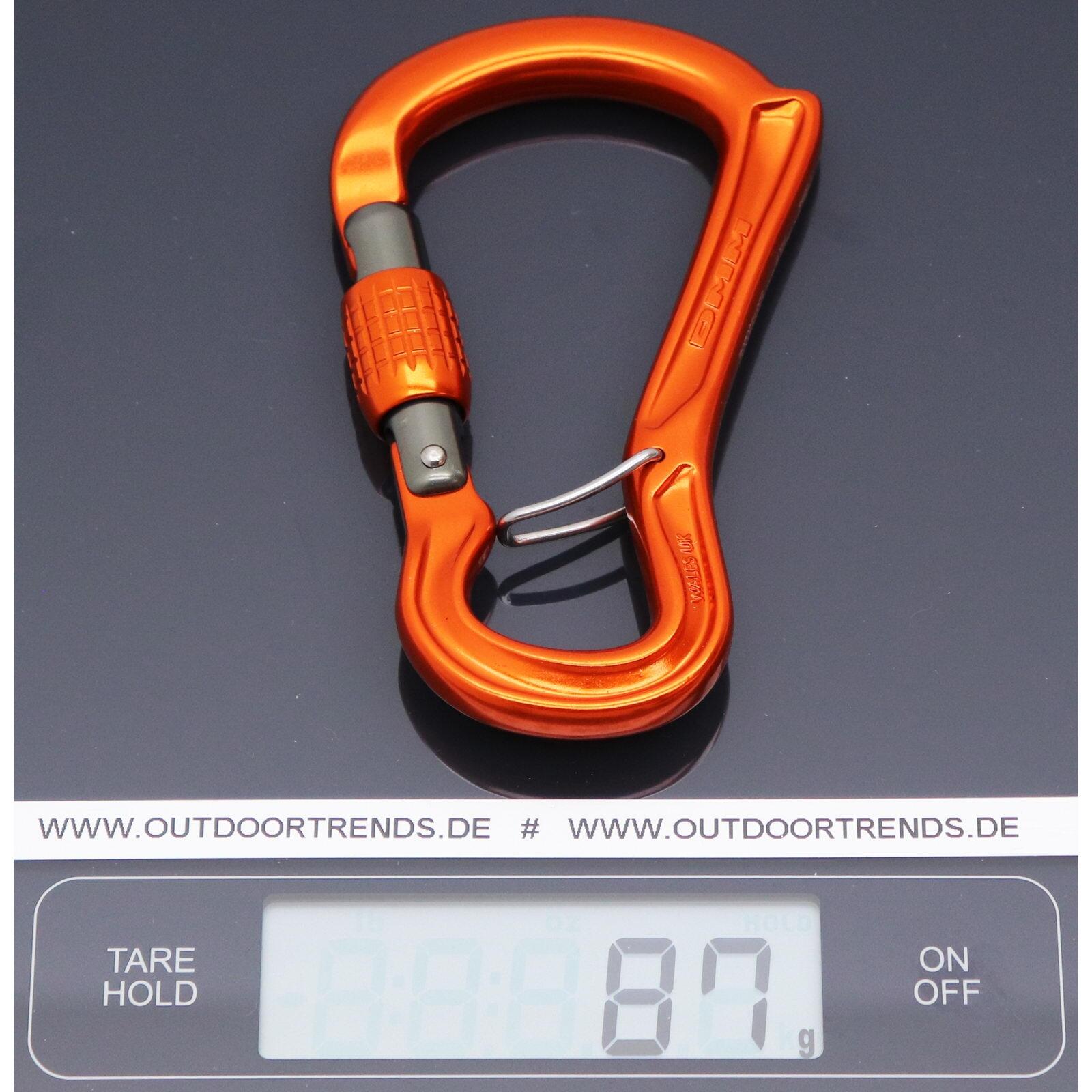 Ceros Screwgate Carabiner - Orange 2/5