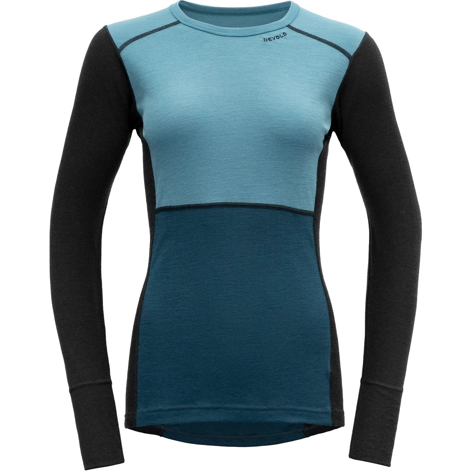 DEVOLD Langarm-Shirt Lauparen Merino 190 Shirt Wmn moon-ink-flood