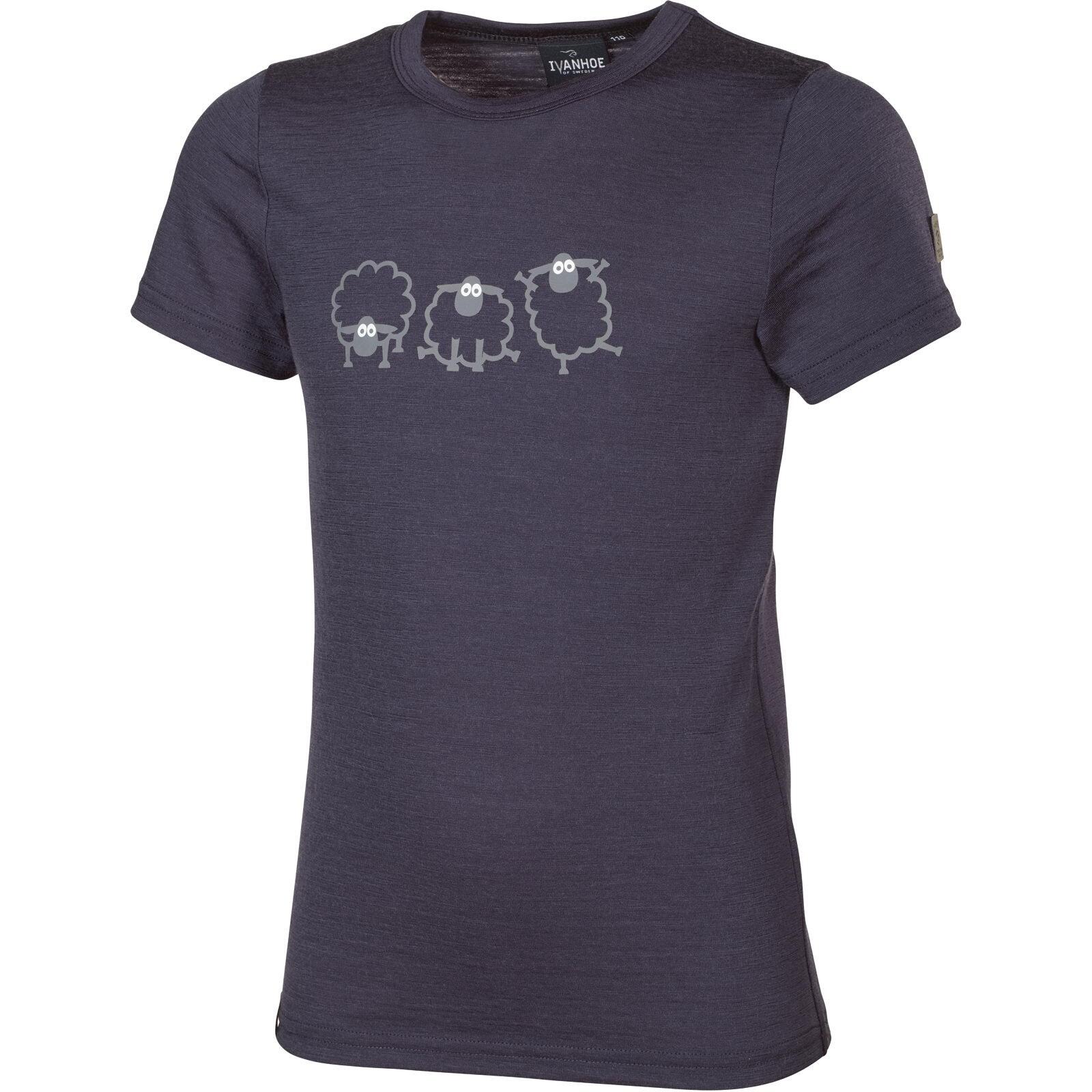 IVANHOE Funktionsshirt UW Jr Jive Sheep Junior T-Shirt steelblue