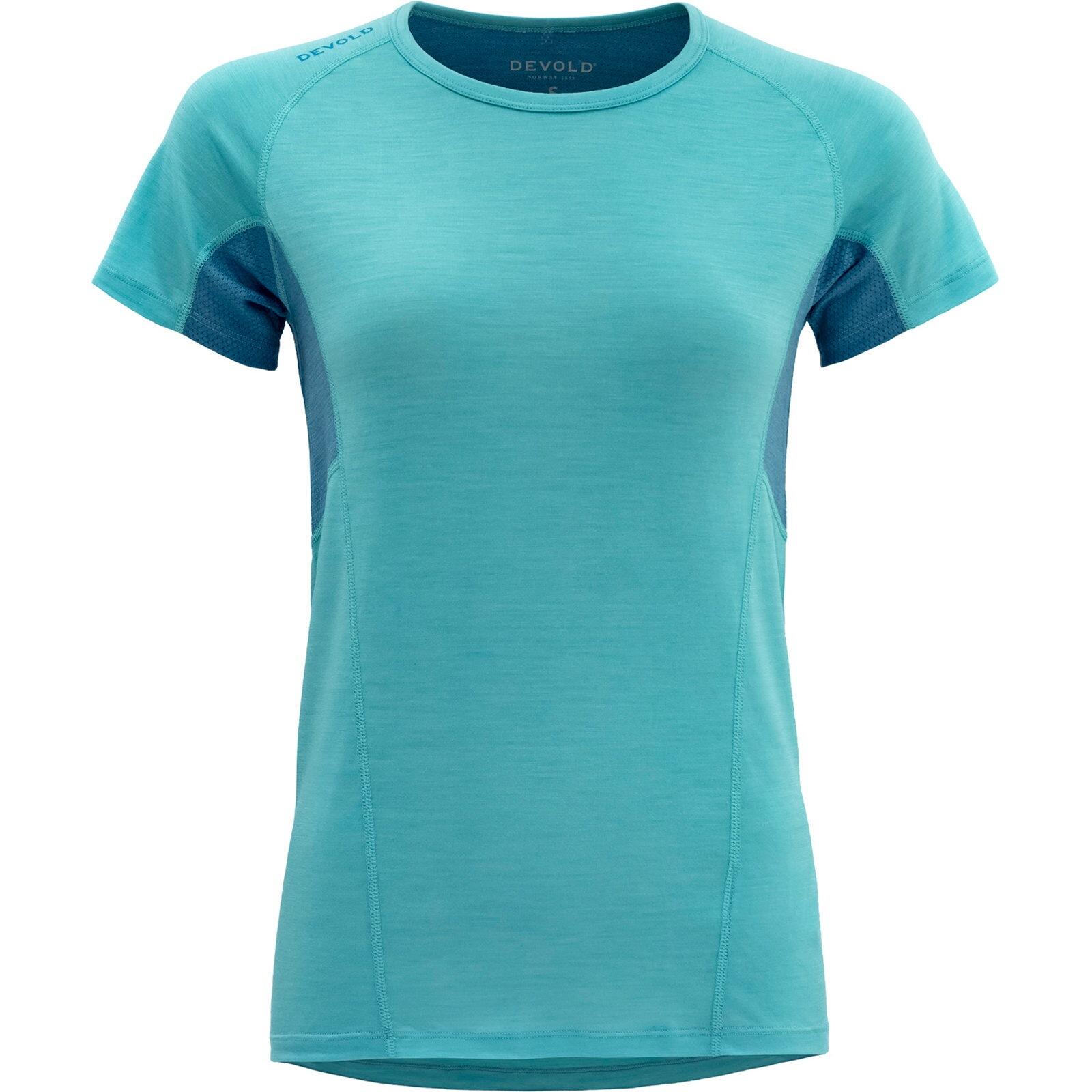 DEVOLD Kurzarm-Shirt Running Merino 130 T-Shirt Wmn tropical