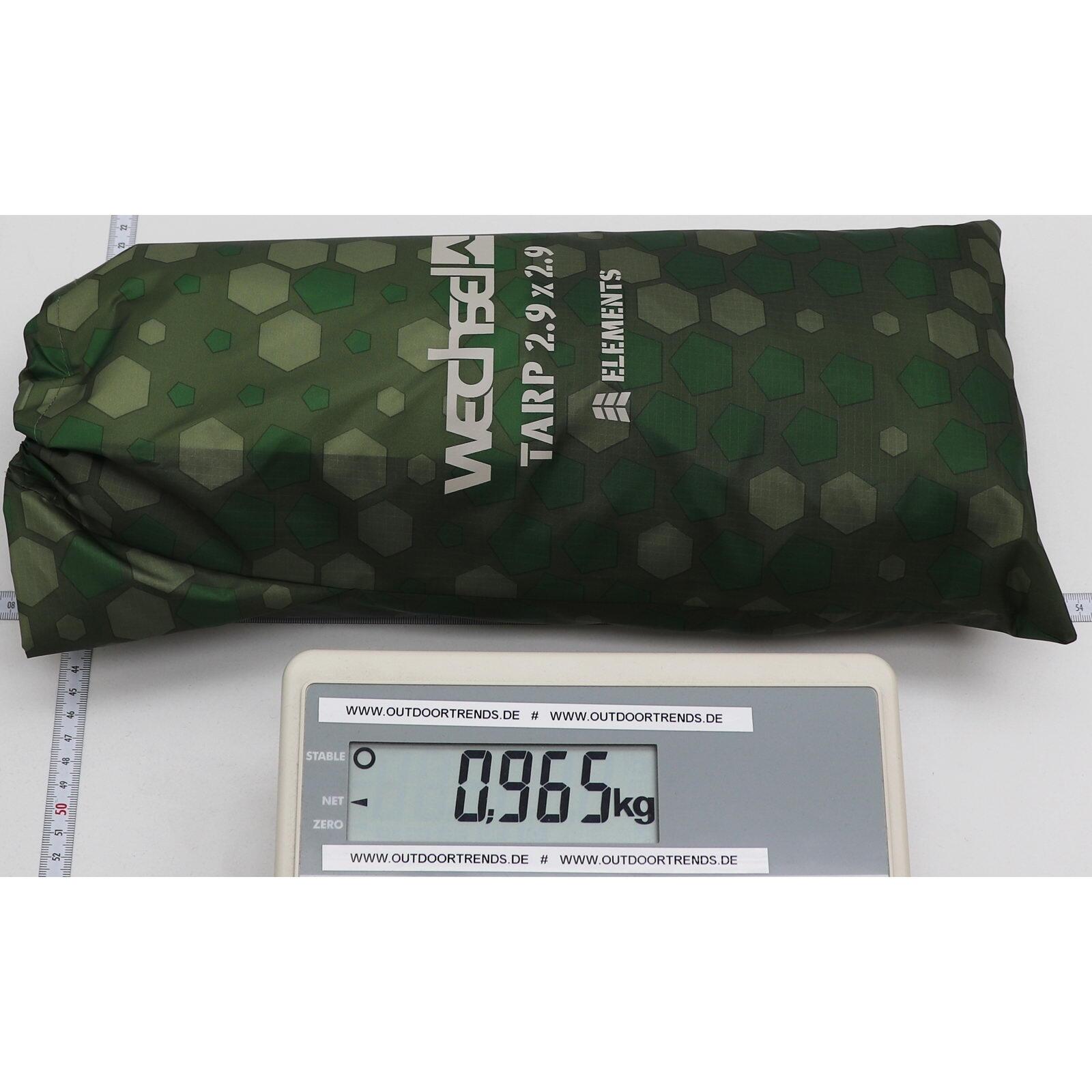 Tarp Elements Camping Voile d'ombrage Auvent Toit Bâche Léger 6/6