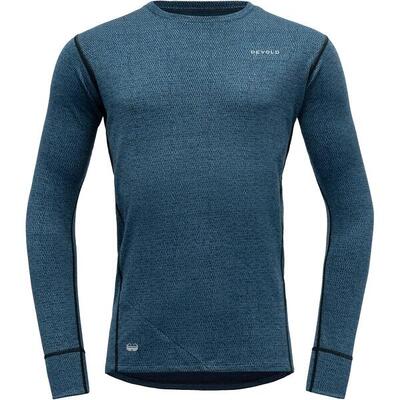Bike-Funktionsshirt Kløvstien Merino Shirt MAN blue melange
