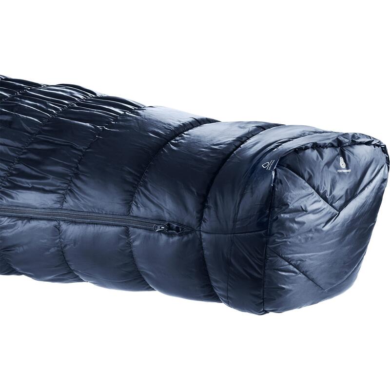 Śpiwór turystyczny Deuter Exosphere 0 EL (200 cm) - ink/paprika Prawy