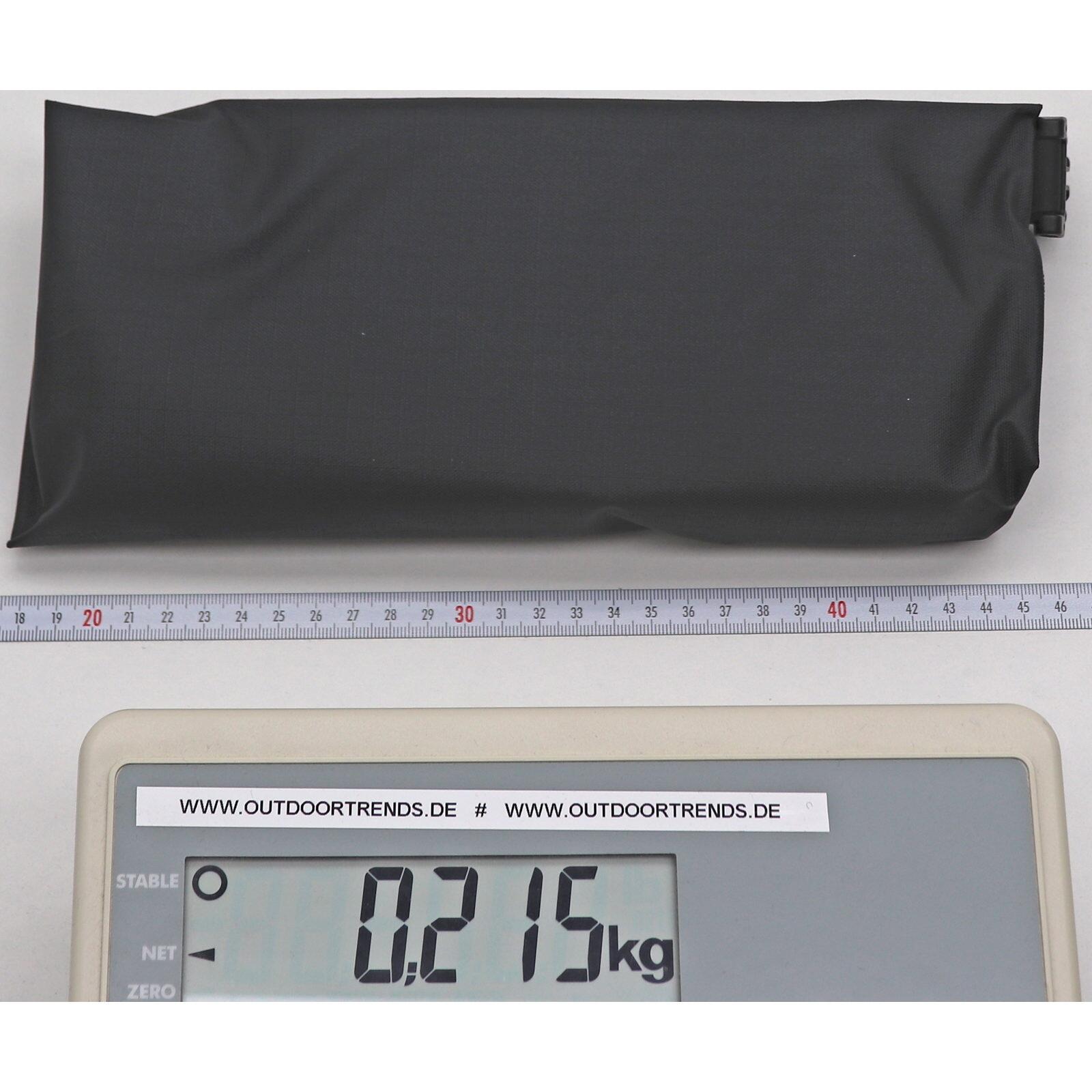 eVent Packsack eVAC Compression Dry Bag HD jet black 4/7