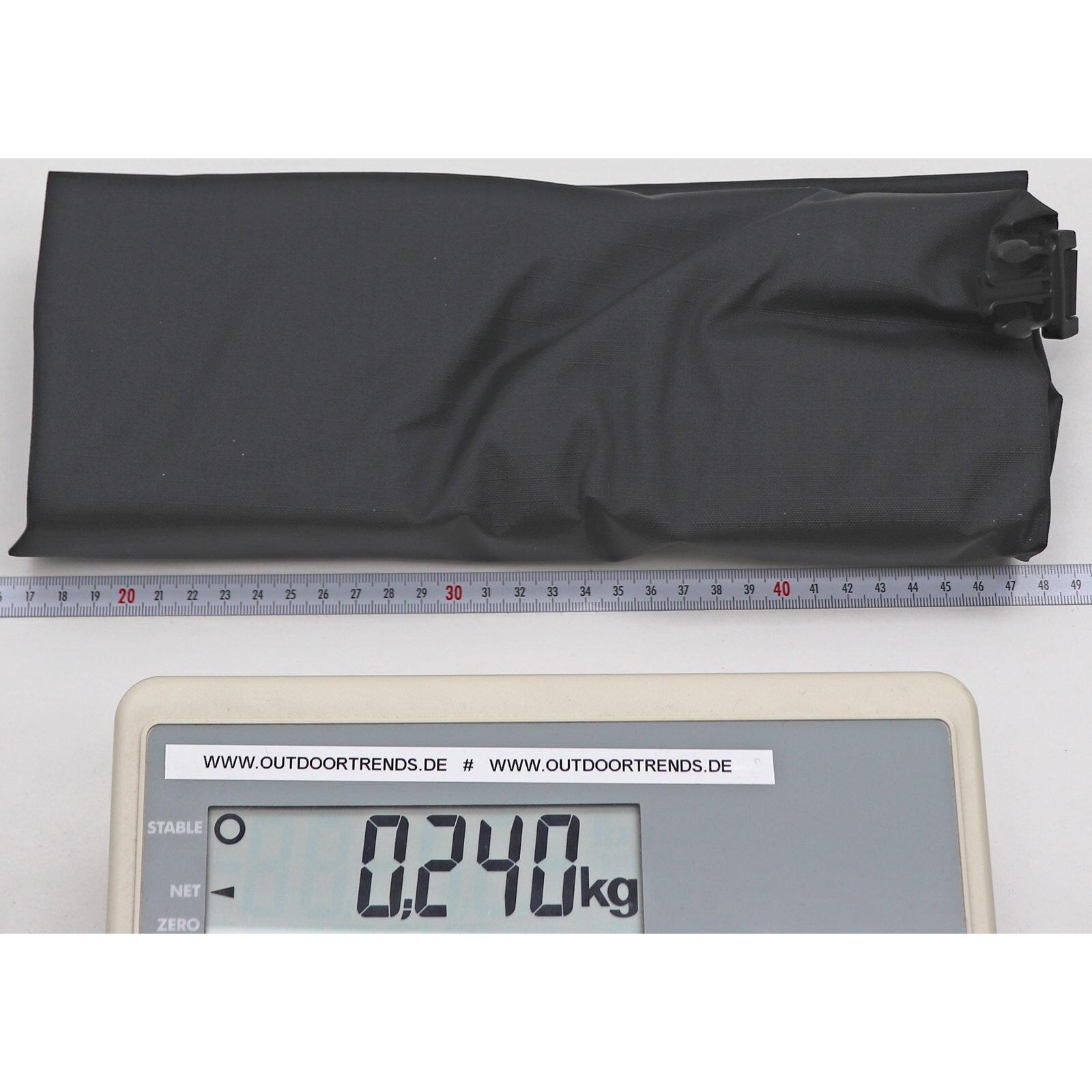 eVent Packsack eVAC Compression Dry Bag HD jet black 5/7