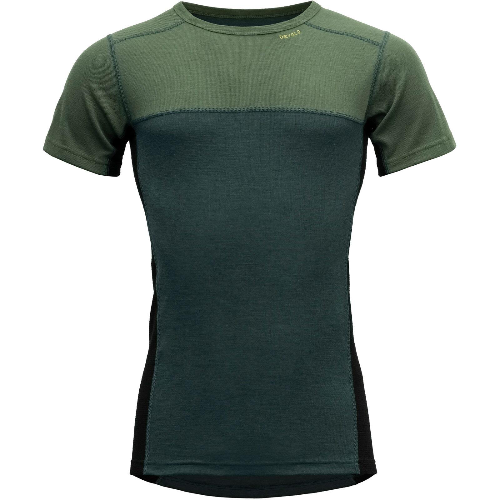 DEVOLD Funktionsshirt Lauparen Merino 190 T-Shirt Man forest-woods-black