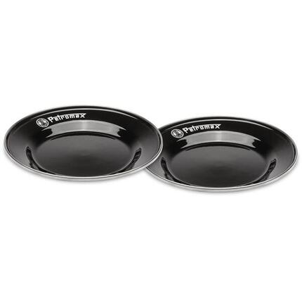 Emaille Teller PX Plate 26 schwarz