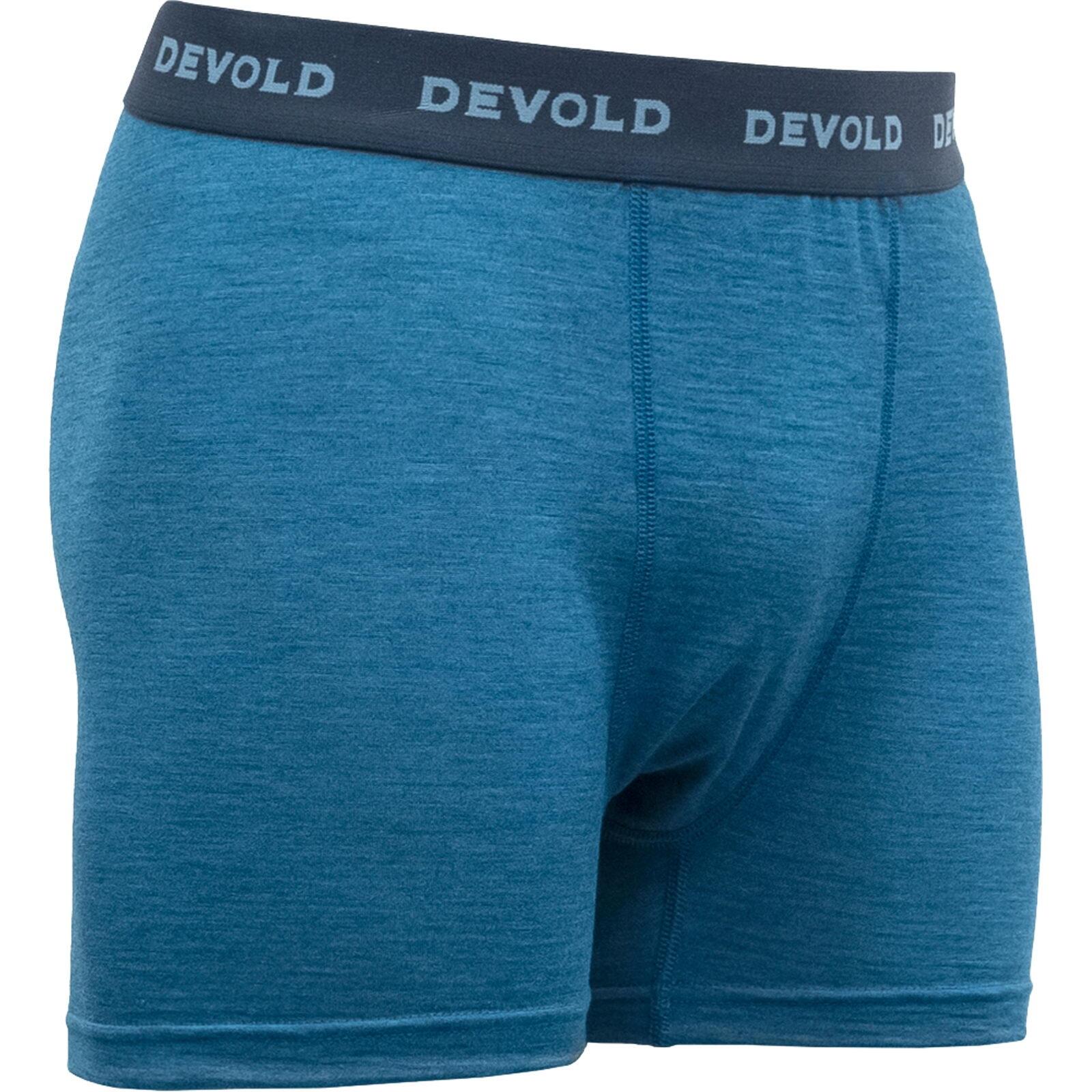 DEVOLD Funktions-Unterhose Breeze Merino 150 Boxer blue melange