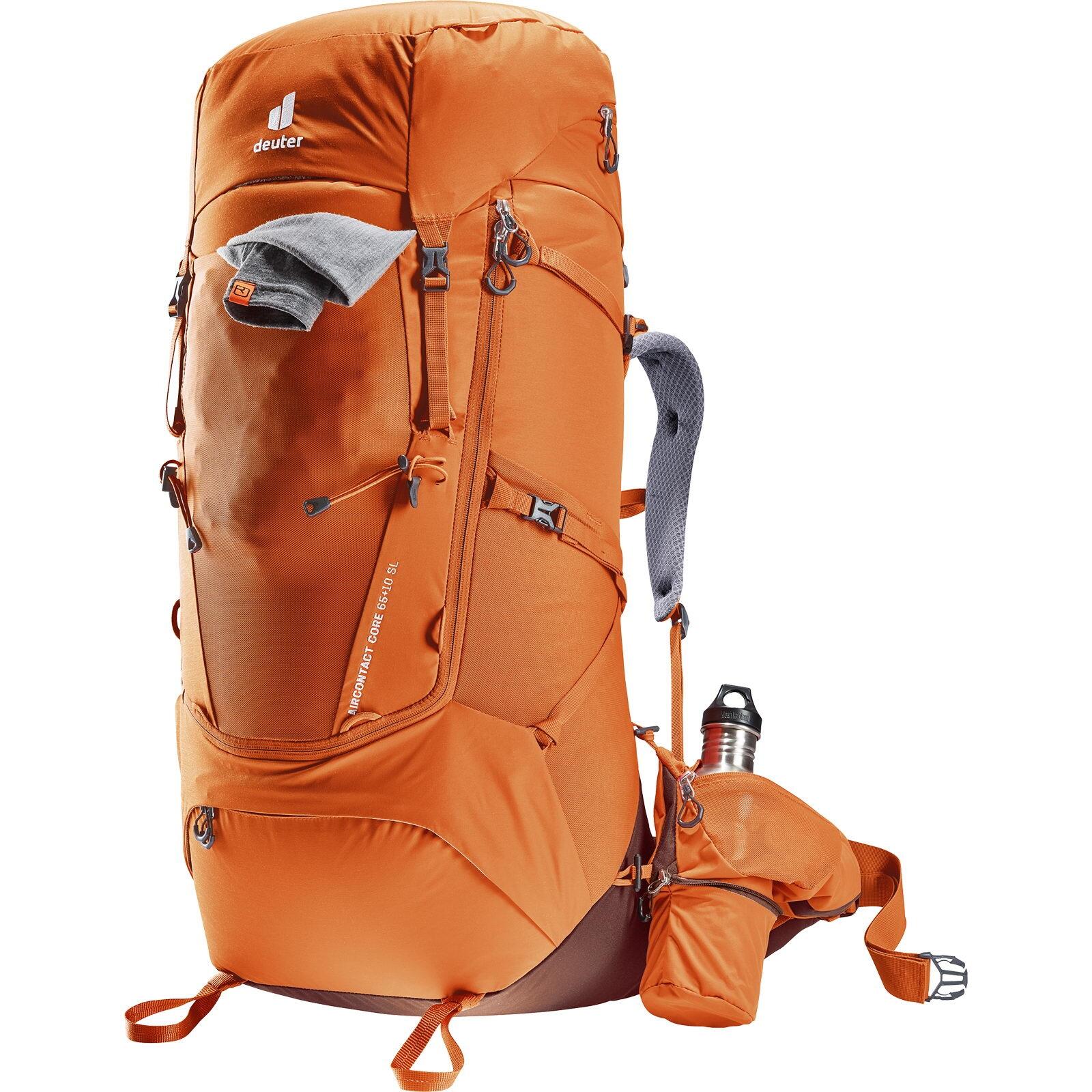 Sac randonnée Deuter Aircontact Core 65+10 SL 65L ventilé Chestnut Umbra 7/7