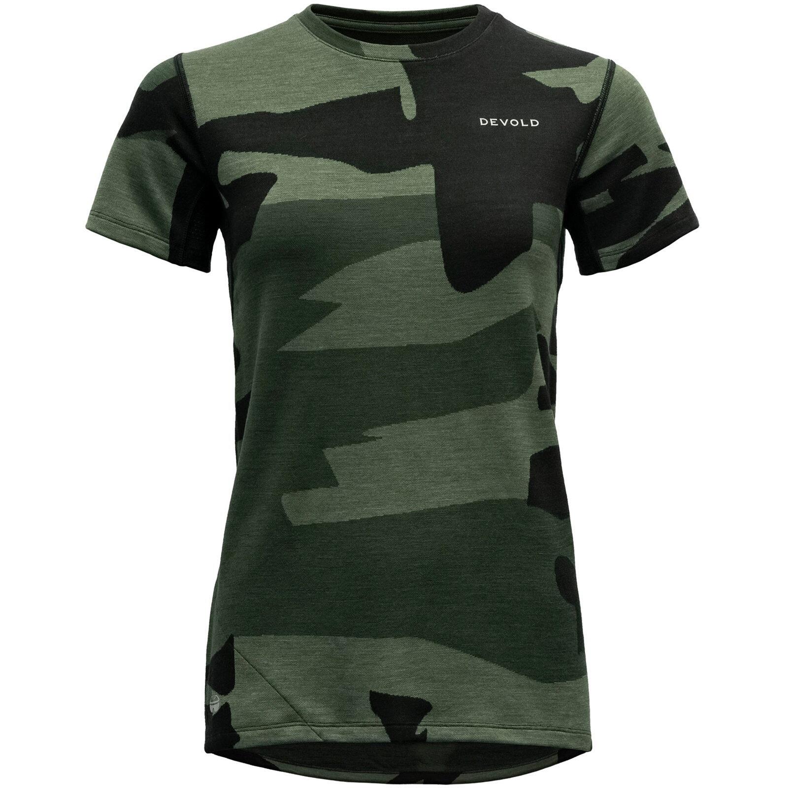DEVOLD Bike-Funktionsshirt Kløvstien Merino Tee MWN forest camo