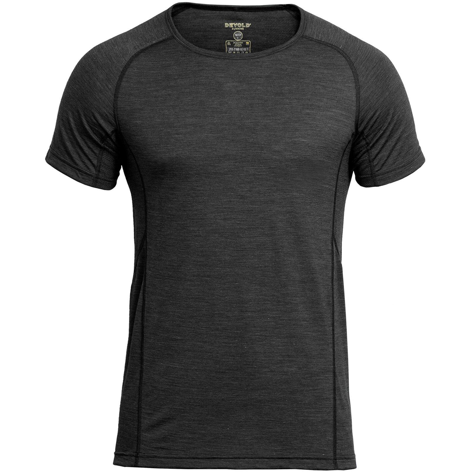 DEVOLD Funktionsshirt Running Merino 130 T-Shirt Man anthracite
