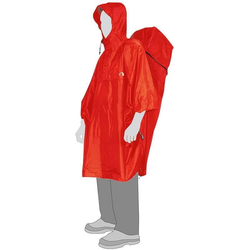 TATONKA Poncho Cape Men L red