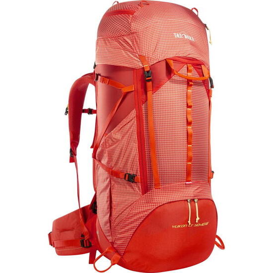 Trekkingrucksack Yukon LT 50+10 Damen RECCO red orange