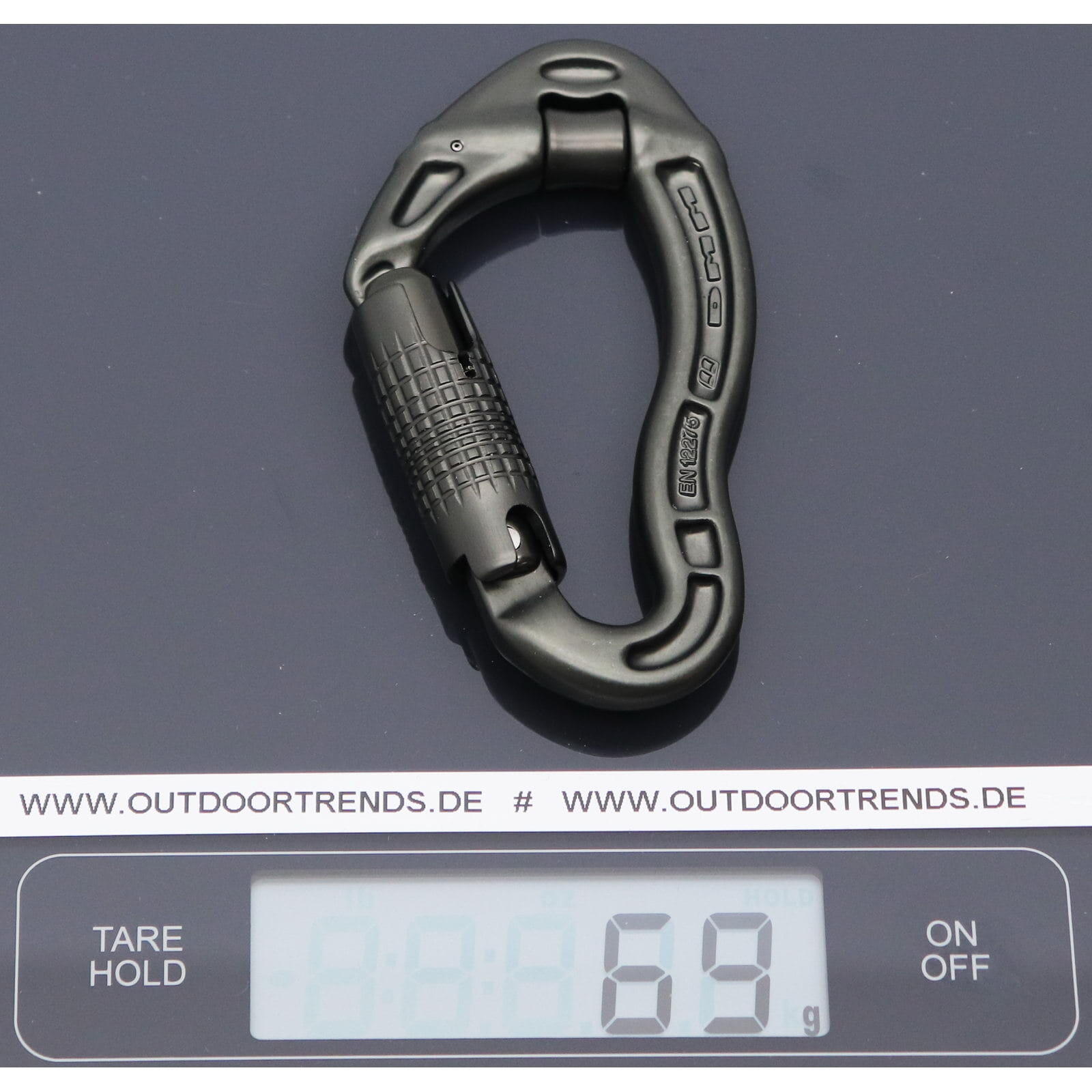 Mosquetón DMM Revolver Locksafe aluminio forjado con micropolea 24 kN 60x109 mm 2/2
