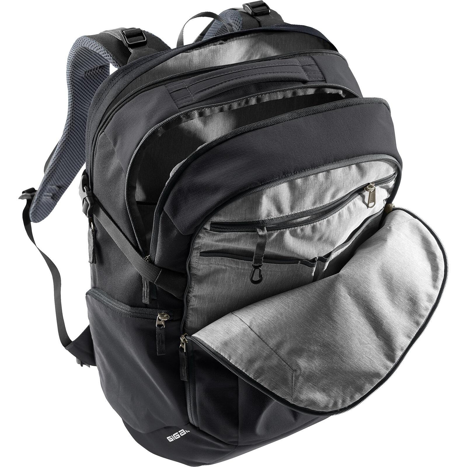 Sac à dos - Urban - Organisé, Ventilé, Spacieux - Gigant - Noir 7/7