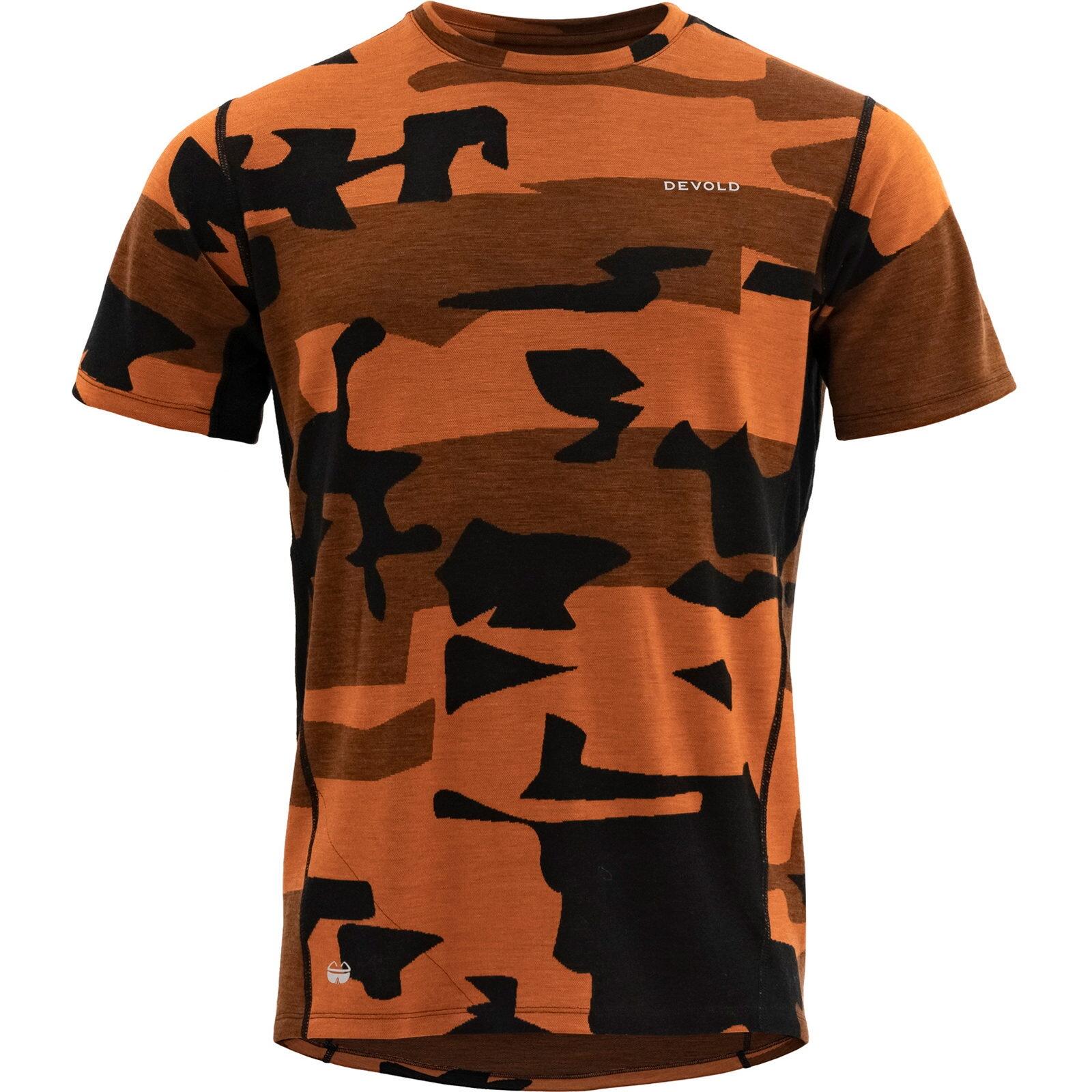 DEVOLD Bike-Funktionsshirt Kløvstien Merino Tee MAN flame