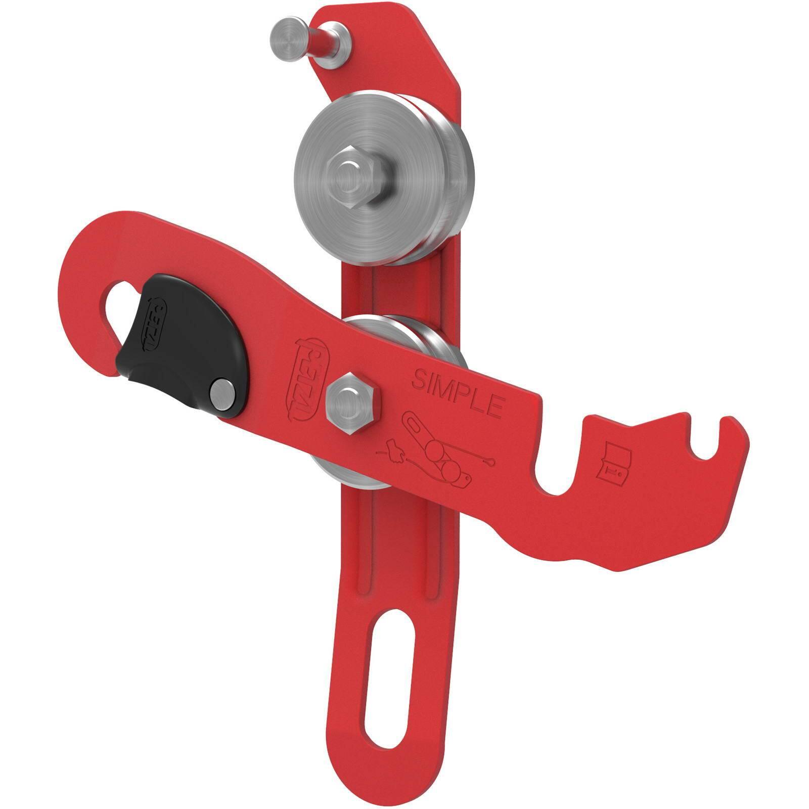 Petzl Simple : dispositif d’assurage compact en alliage, corde 10–11 mm 5/5