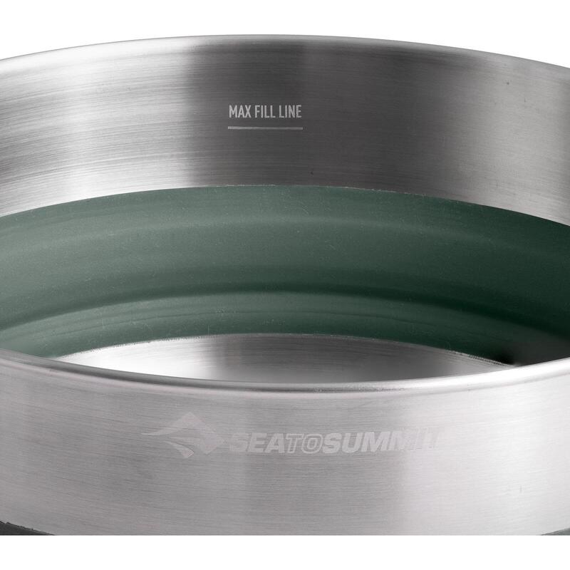 Sea to Summit Detour Oală Pliabilă din Oţel Inoxidabil 3 L