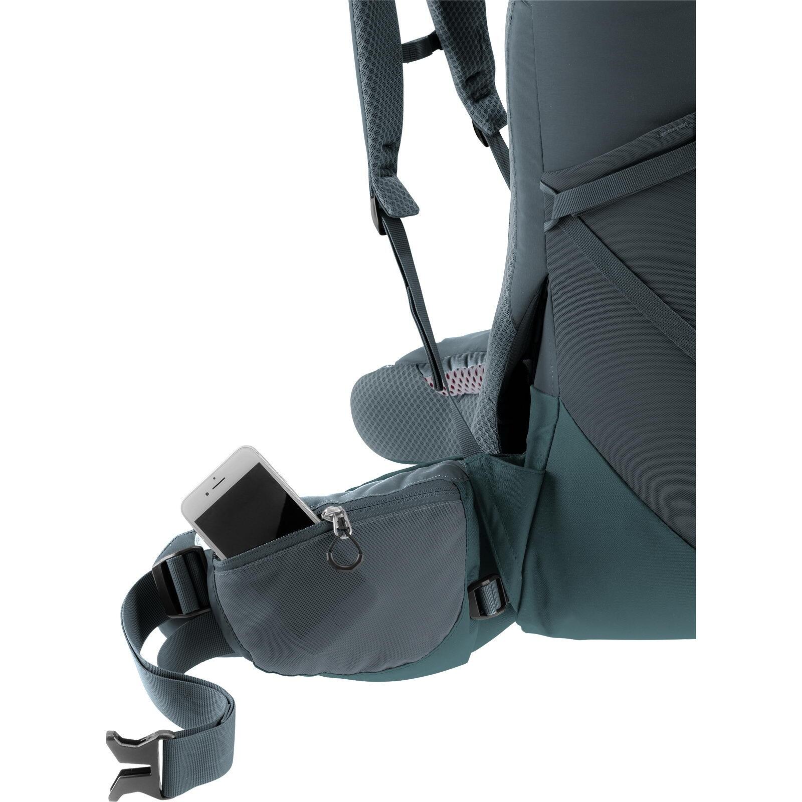 Deuter Aircontact Core 40+10 L noir graphite respirant cadre en Y recyclable 6/7