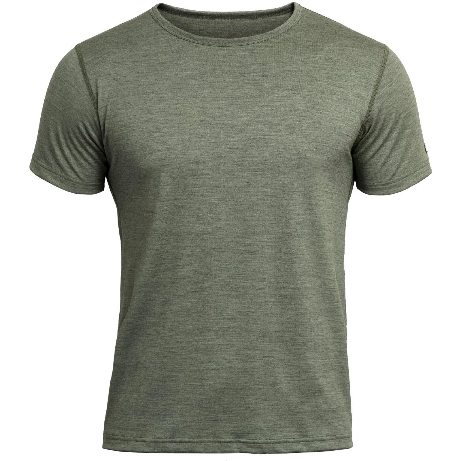 DEVOLD Funktionsshirt Breeze Merino 150 T-Shirt Man lichen melange