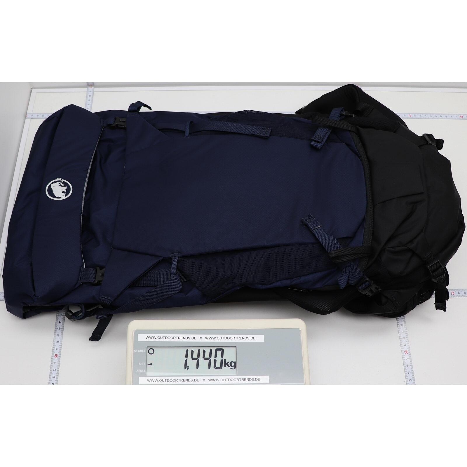 Sac à dos randonnée femme Mammut Lithium 50 W 50L bleu marine matières recyclées 4/7
