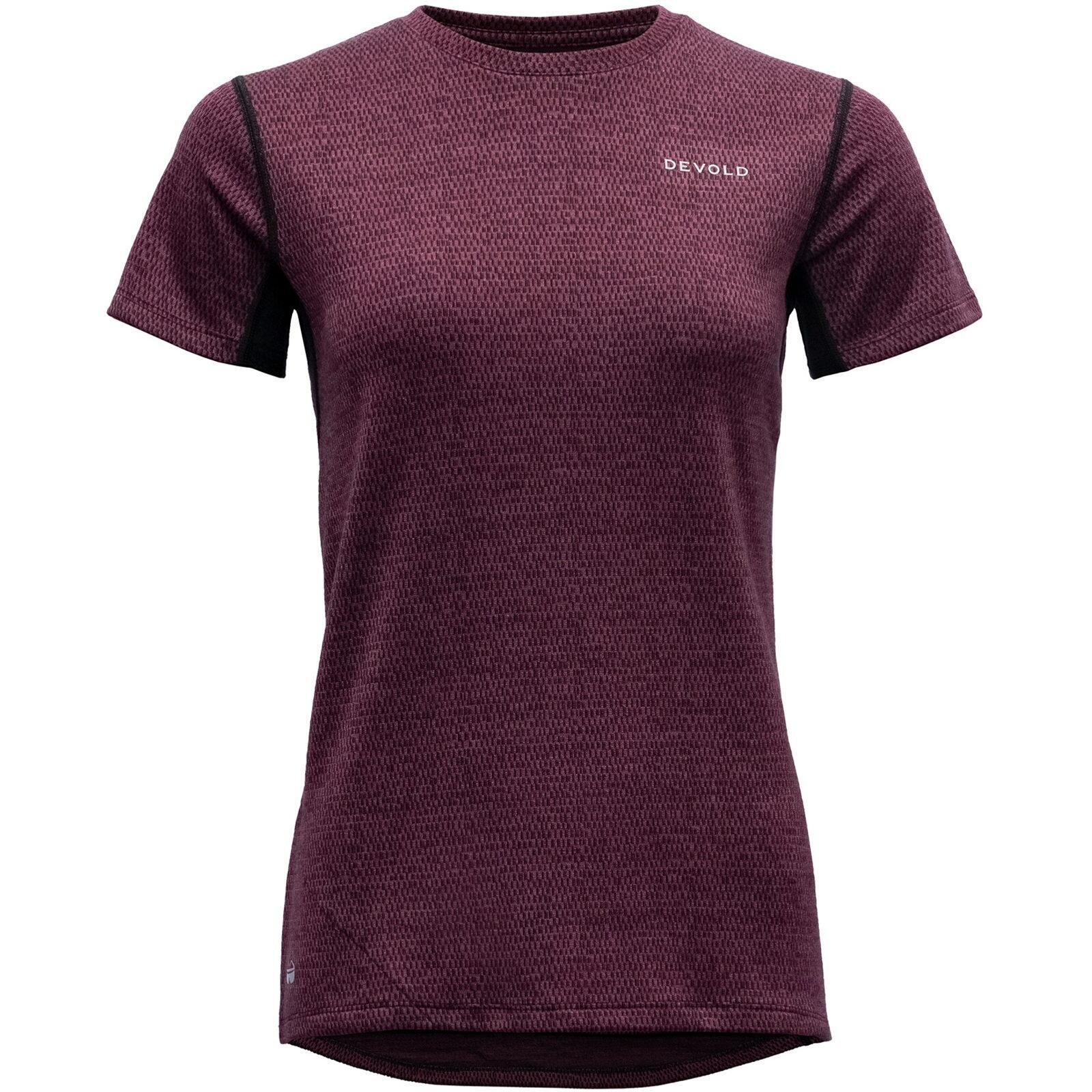 DEVOLD Bike-Funktionsshirt Kløvstien Merino Tee MWN beetroot melange