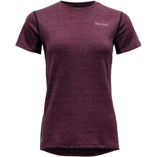 Bike-Funktionsshirt Kløvstien Merino Tee MWN beetroot melange
