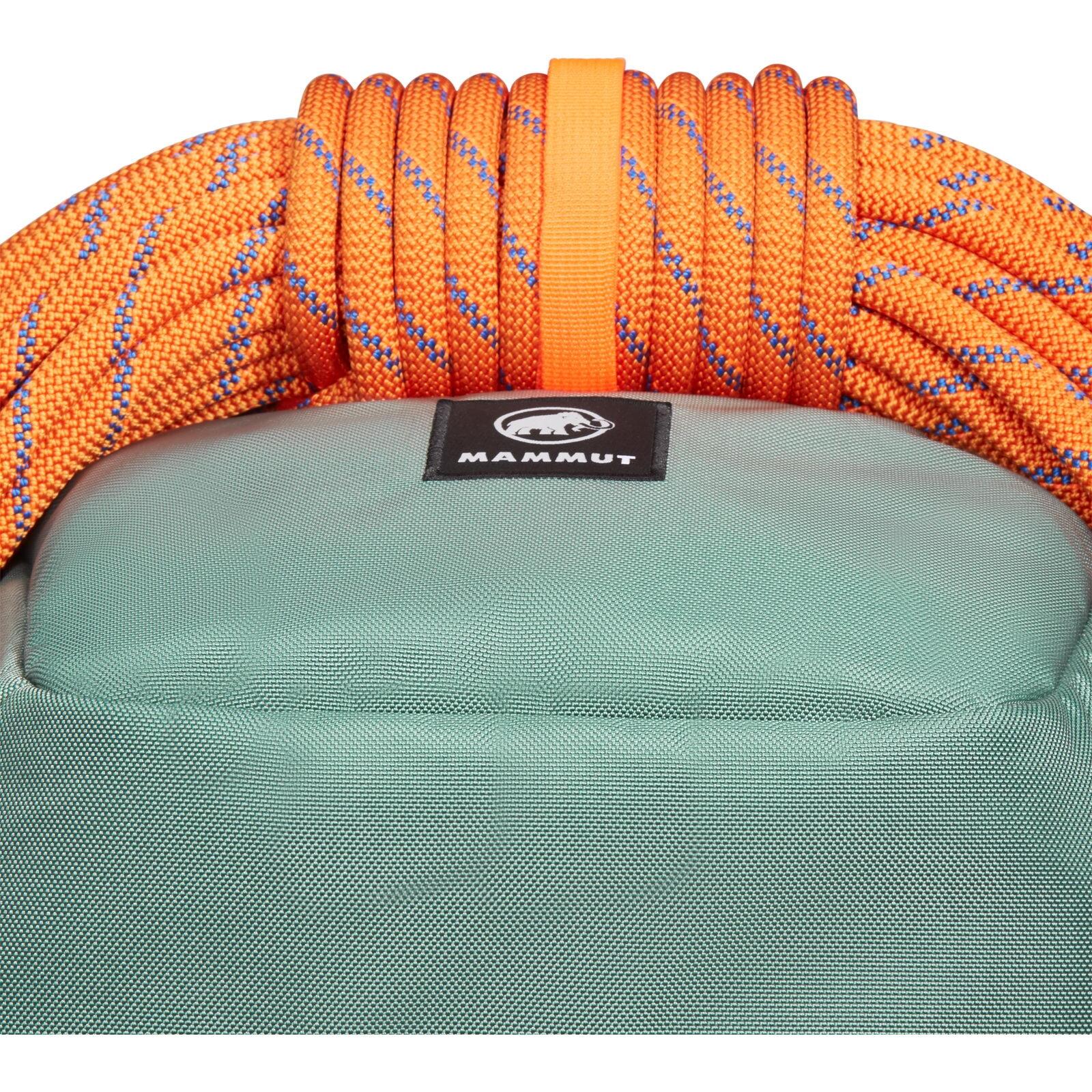 Sac d’escalade Mammut Neon 45 L noir avec corde et ceinture rembourrée 4/6