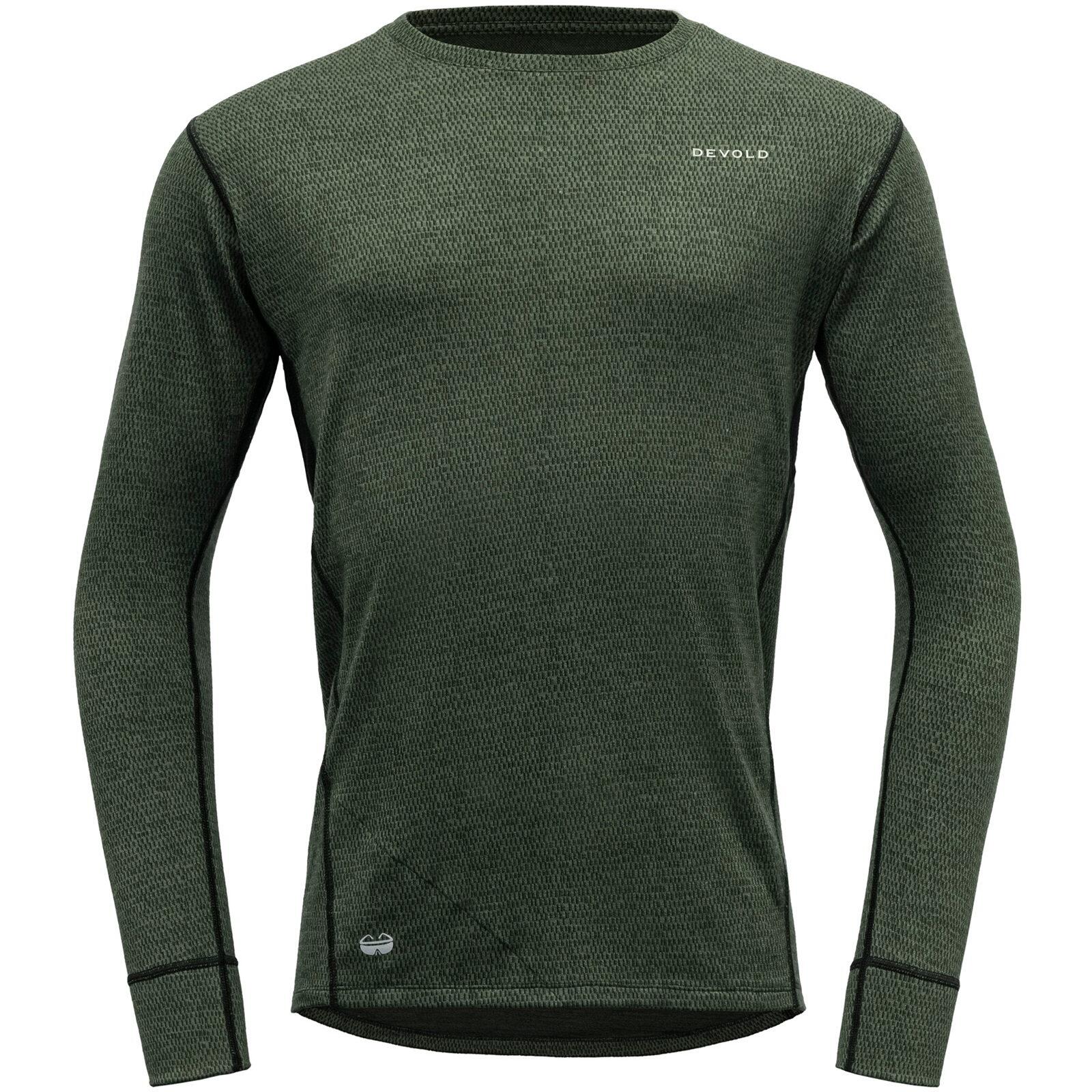 DEVOLD Bike-Funktionsshirt Kløvstien Merino Shirt MAN forest melange