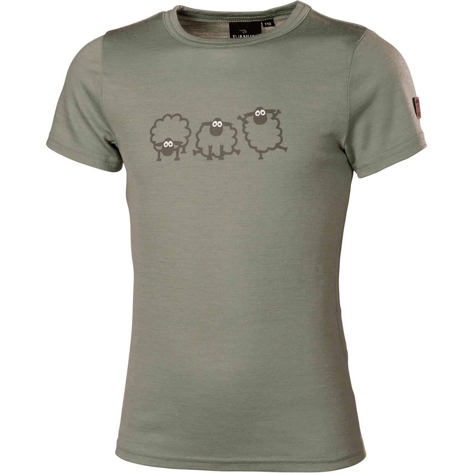 IVANHOE Funktionsshirt UW Jr Jive Sheep Junior T-Shirt lichen green