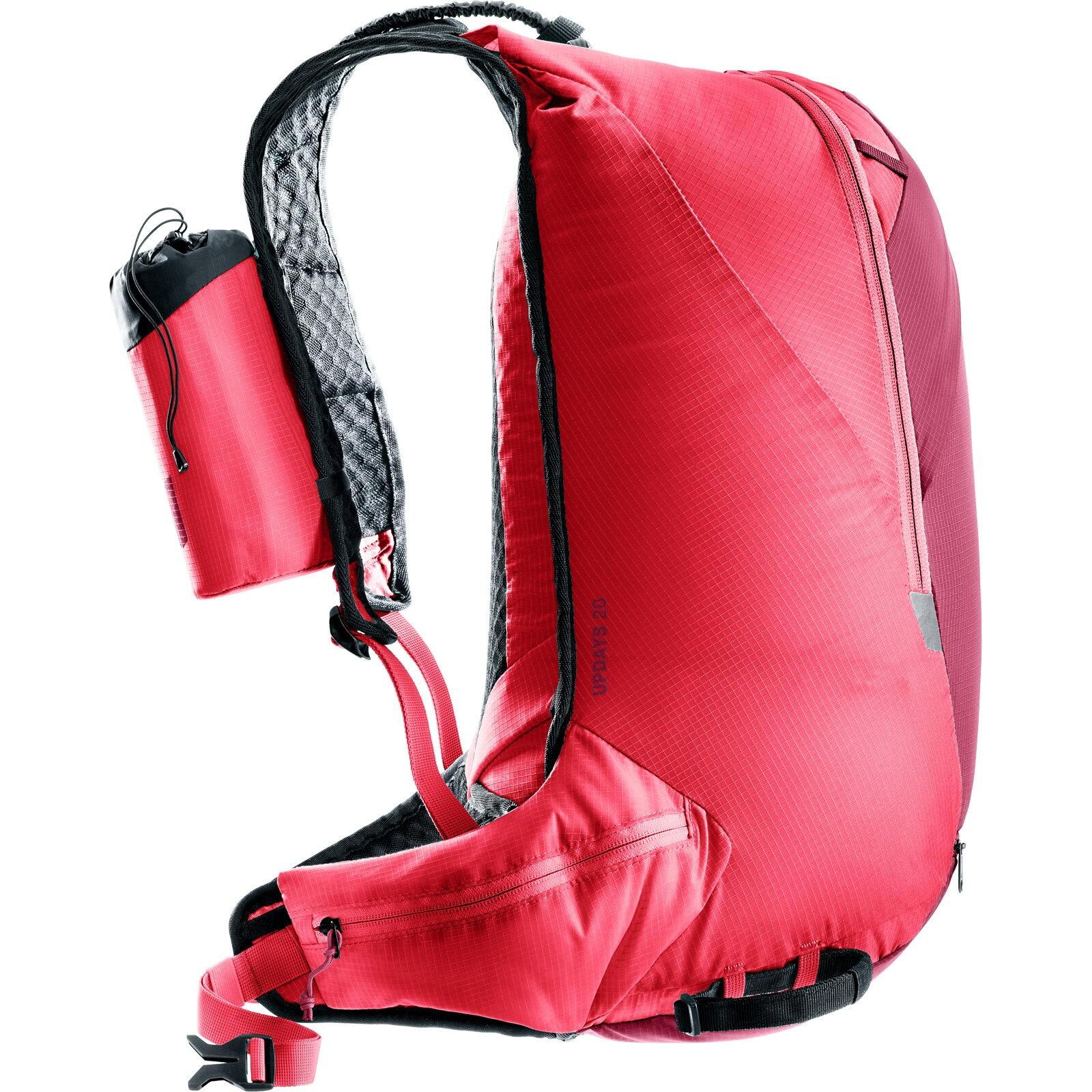 Sac à dos Deuter Updays 20L ruby hibiscus — polyamide, bretelles rembourrées 5/7