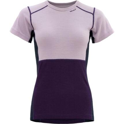 Kurzarm-Shirt Lauparen Merino 190 T-Shirt Wmn orchid-lilac-ink