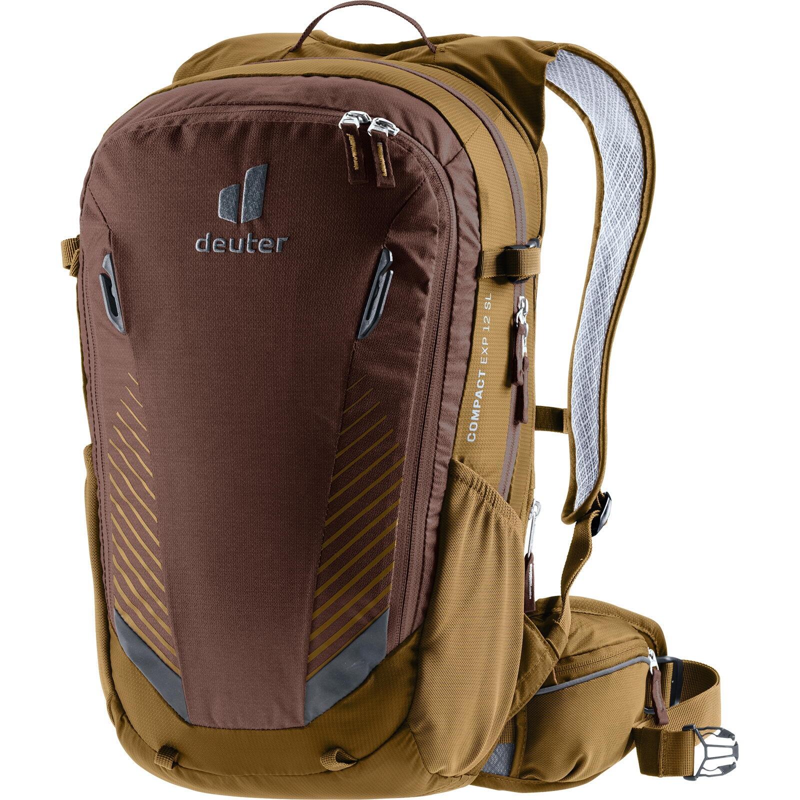 Plecak na rower damski Deuter Compact EXP 12 SL - raisin/almond