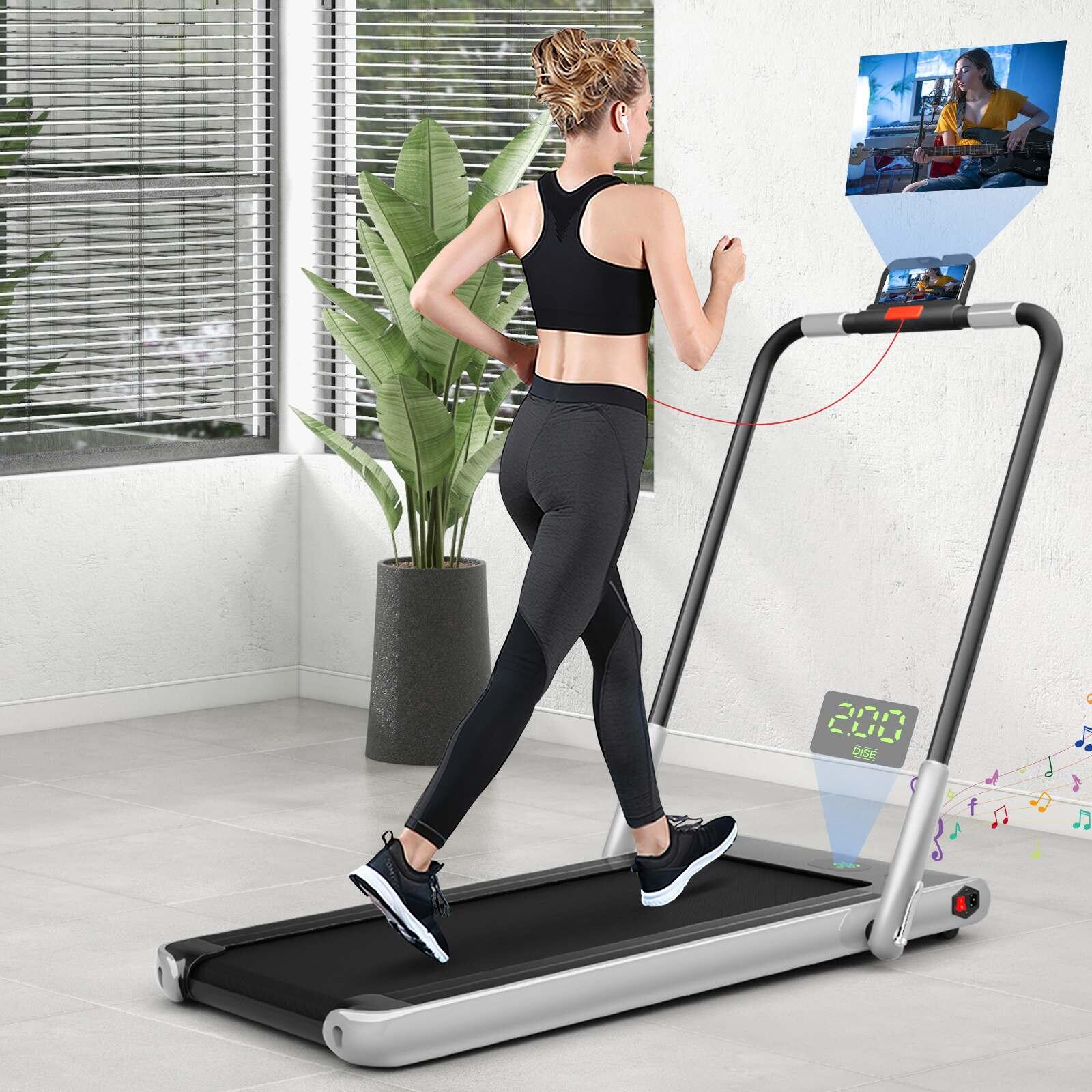 Costway Superfit In Folding Treadmill Treadmill Walking Costway In
