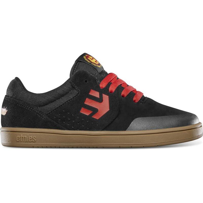 boty ETNIES Kids Marana X Santa Cruz BLACK/RED/GUM