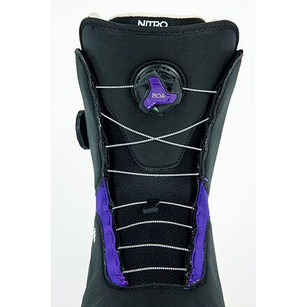 Bottes de snowboard NITRO Scala BOA Noir Violet 4/7