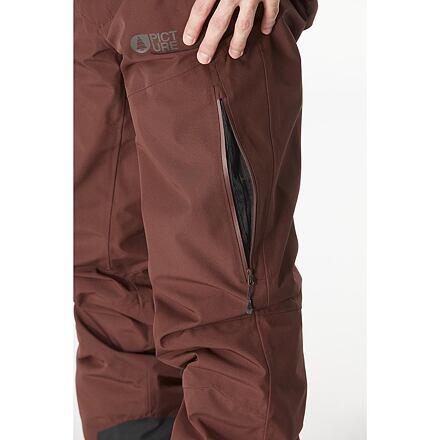 Pantalon de Ski Imperméable Homme Picture "OBJECT PT" L Bordeaux 4/7