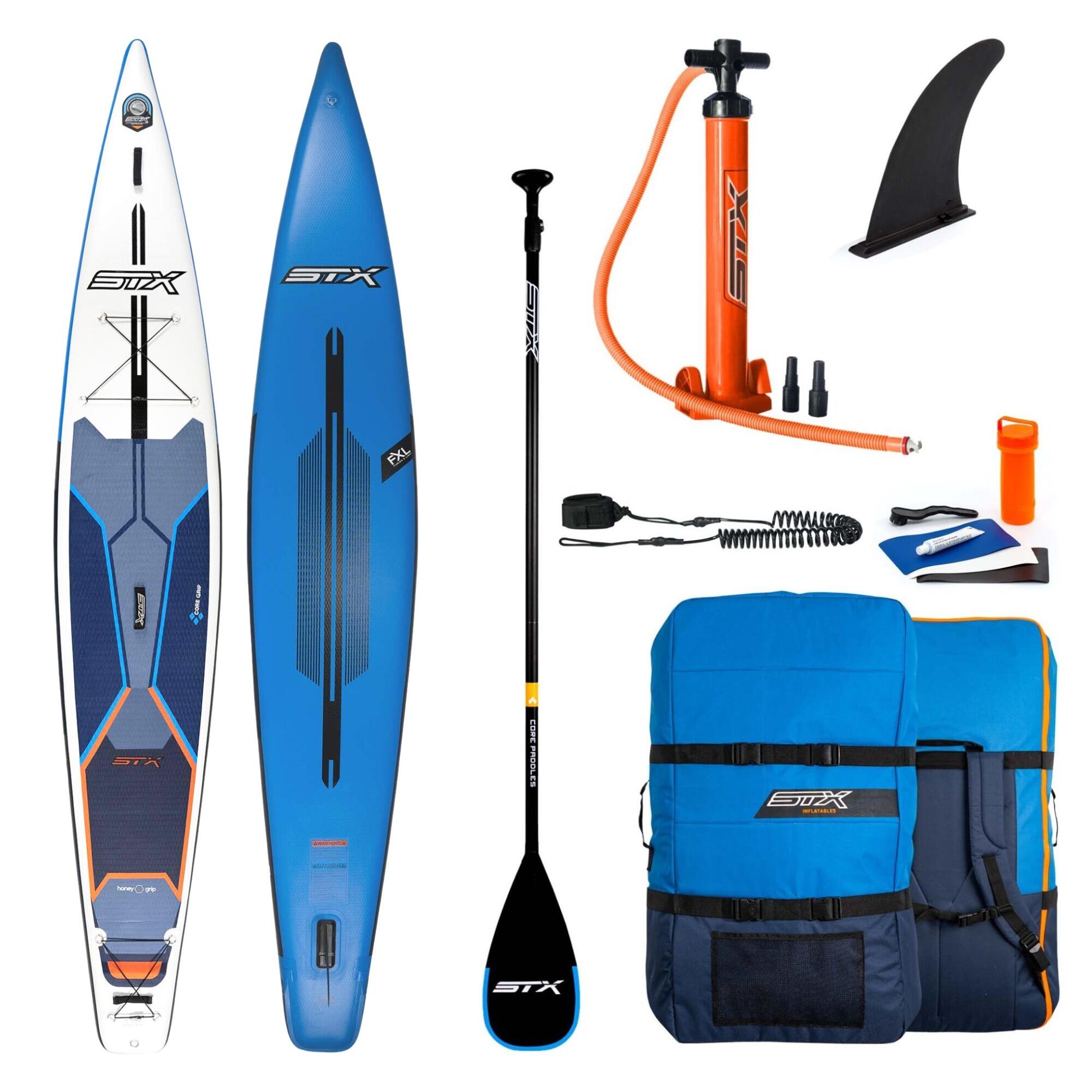 STX Nafukovací paddleboard SUP STX Race 14'x27'' BLUE/ORANGE